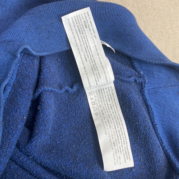 Hollister Blue Black Warm Hoodie Kangaroo Pockets & Drawstrings Men's Size M ! - Picture 7 of 8